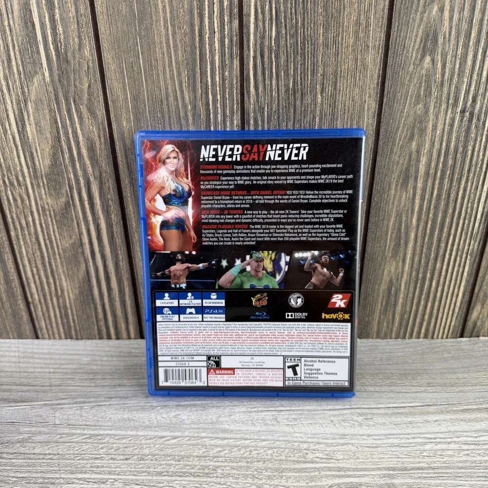 WWE 2K19 Complete In Box Tested And Working (PlayStation 4, 2018)